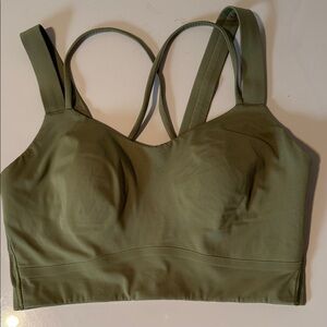 Lululemon Athletica Olive Sports Bra
